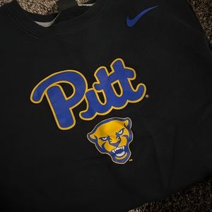 Nike Pitt Panther Crop Sleeve Crewneck